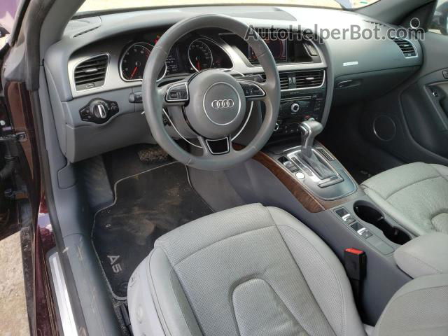 2014 Audi A5 Premium Plus Purple vin: WAULFAFH9EN001086