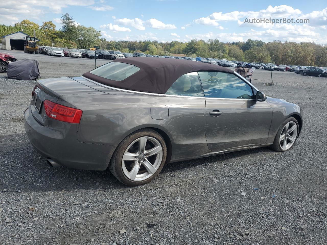 2014 Audi A5 Premium Plus Brown vin: WAULFAFHXEN002540