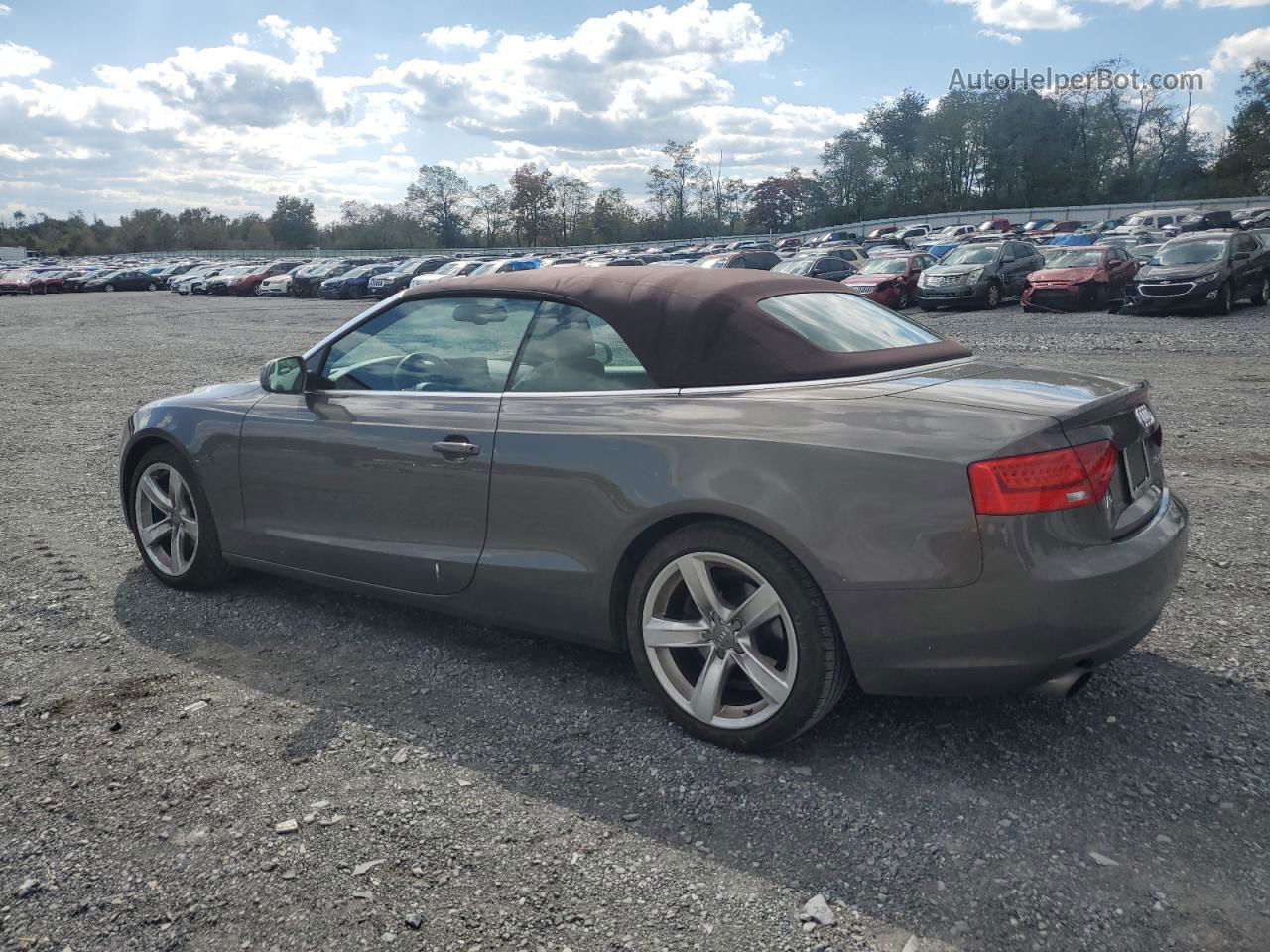 2014 Audi A5 Premium Plus Brown vin: WAULFAFHXEN002540