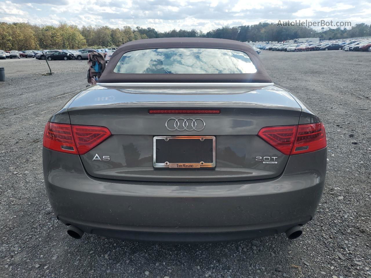 2014 Audi A5 Premium Plus Brown vin: WAULFAFHXEN002540