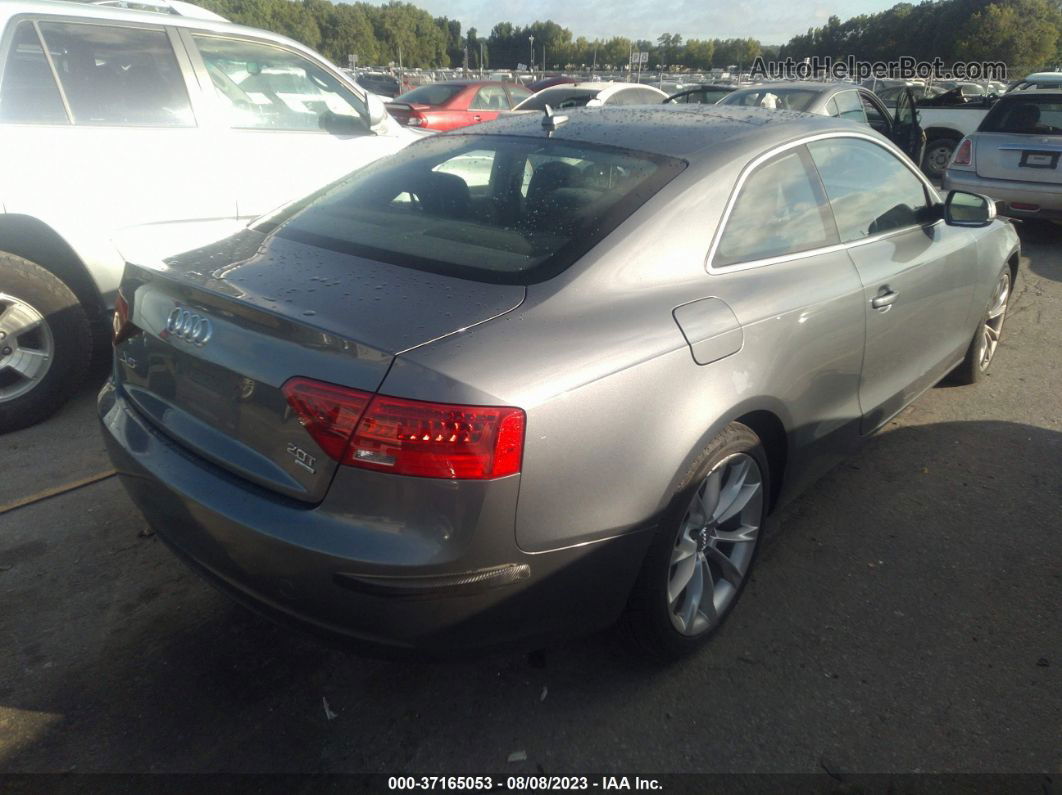 2014 Audi A5 Premium Plus Gray vin: WAULFAFR0EA000943