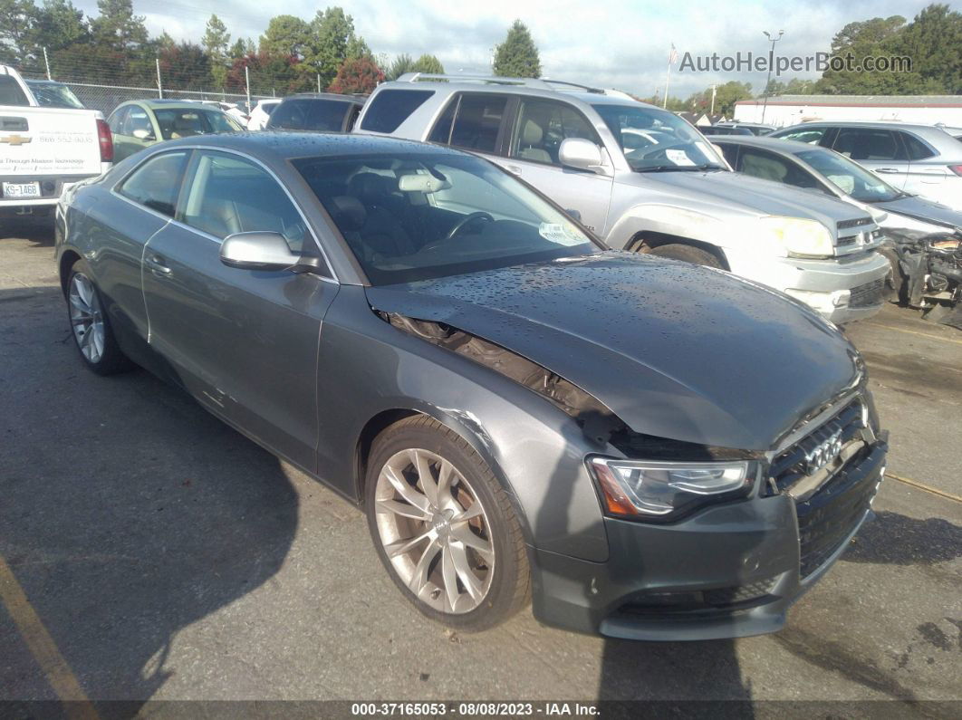 2014 Audi A5 Premium Plus Gray vin: WAULFAFR0EA000943