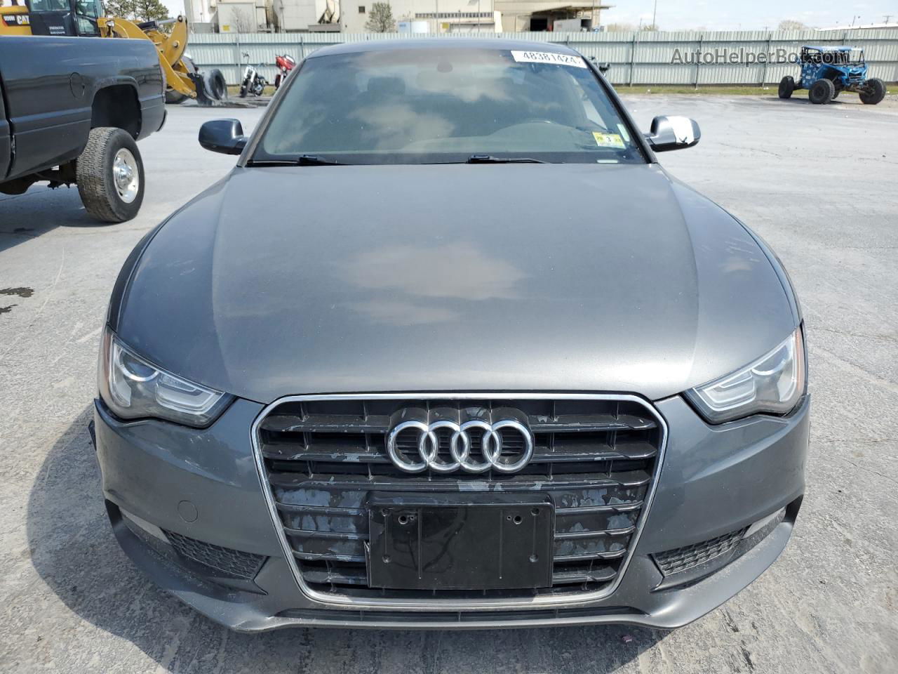 2014 Audi A5 Premium Plus Gray vin: WAULFAFR0EA003759