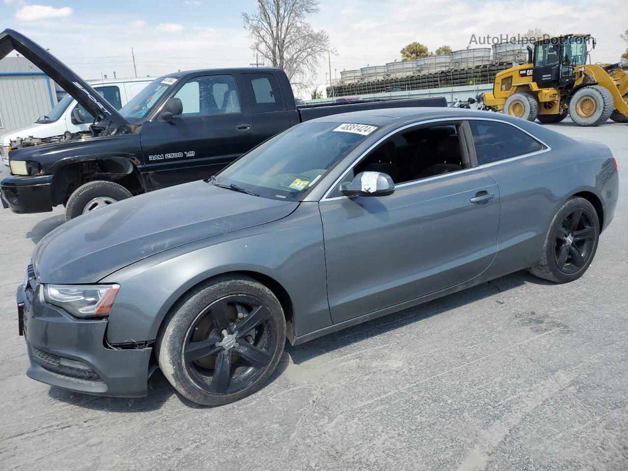 2014 Audi A5 Premium Plus Gray vin: WAULFAFR0EA003759