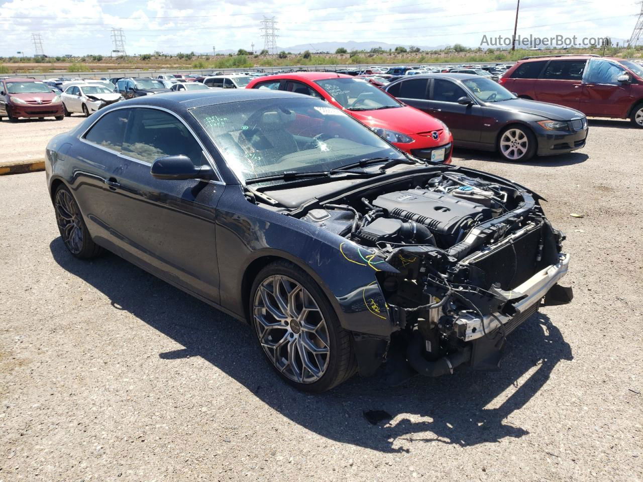 2014 Audi A5 Premium Plus Blue vin: WAULFAFR0EA009268