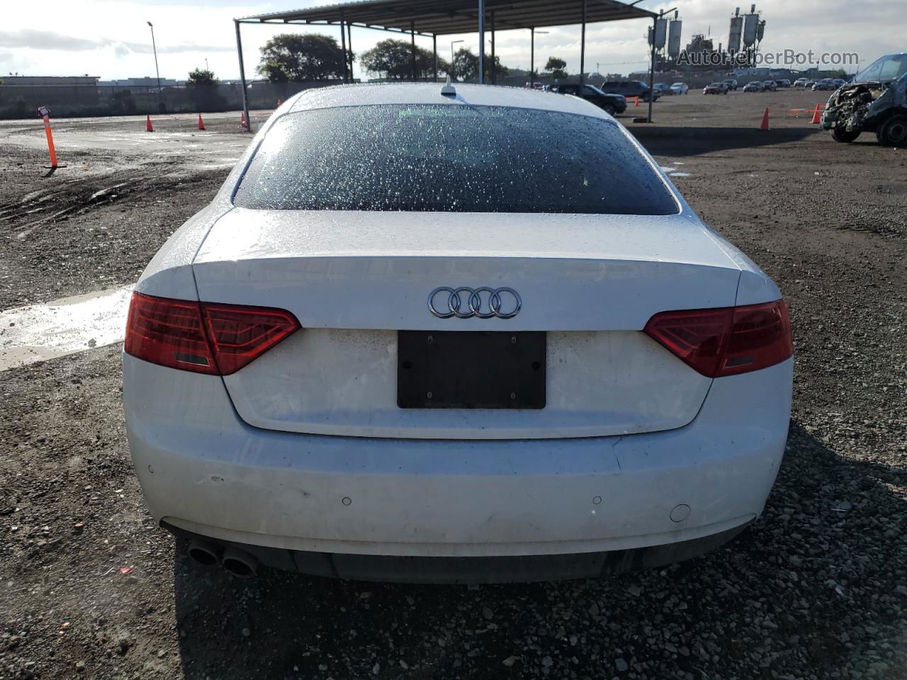 2014 Audi A5 Premium Plus White vin: WAULFAFR0EA019444