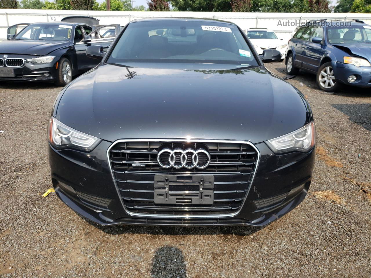 2014 Audi A5 Premium Plus Черный vin: WAULFAFR0EA022005