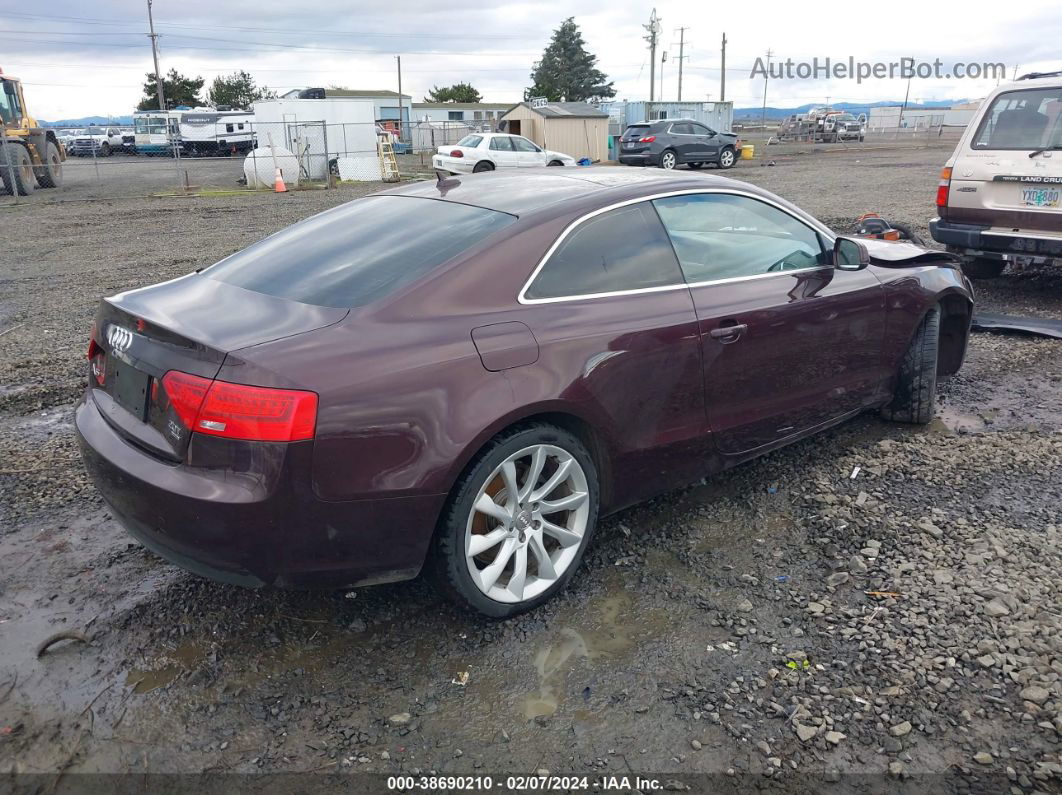 2014 Audi A5 2.0t Premium Brown vin: WAULFAFR0EA029620