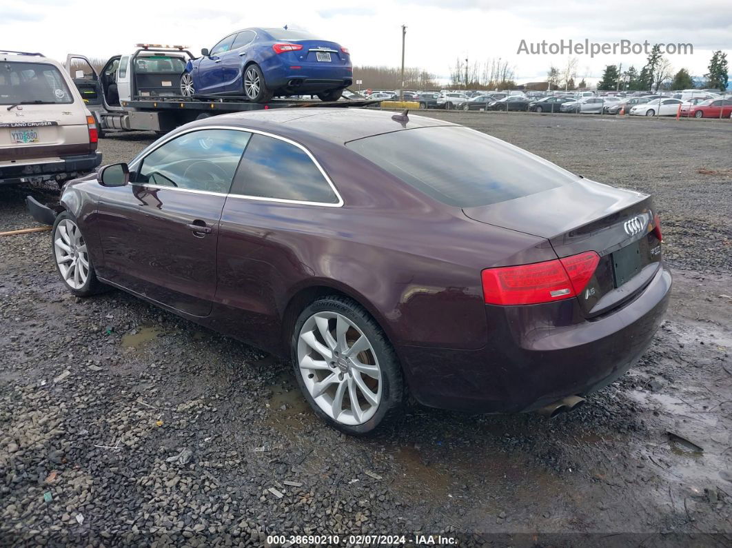 2014 Audi A5 2.0t Premium Brown vin: WAULFAFR0EA029620