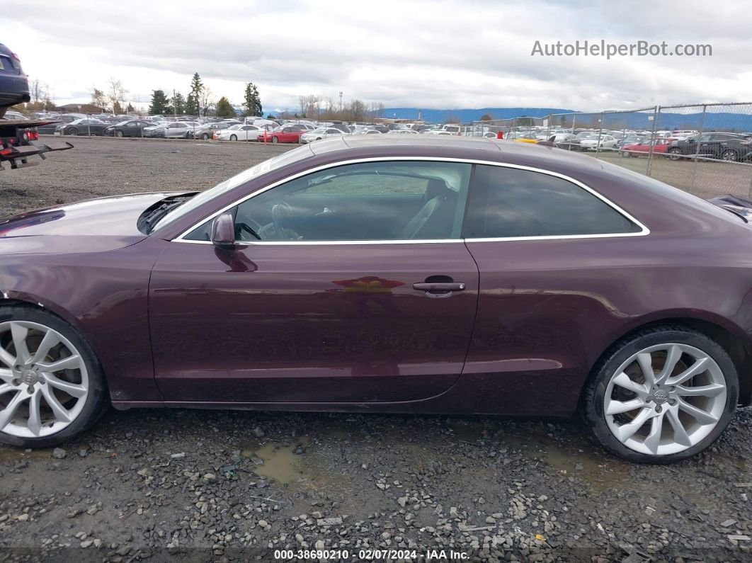 2014 Audi A5 2.0t Premium Brown vin: WAULFAFR0EA029620