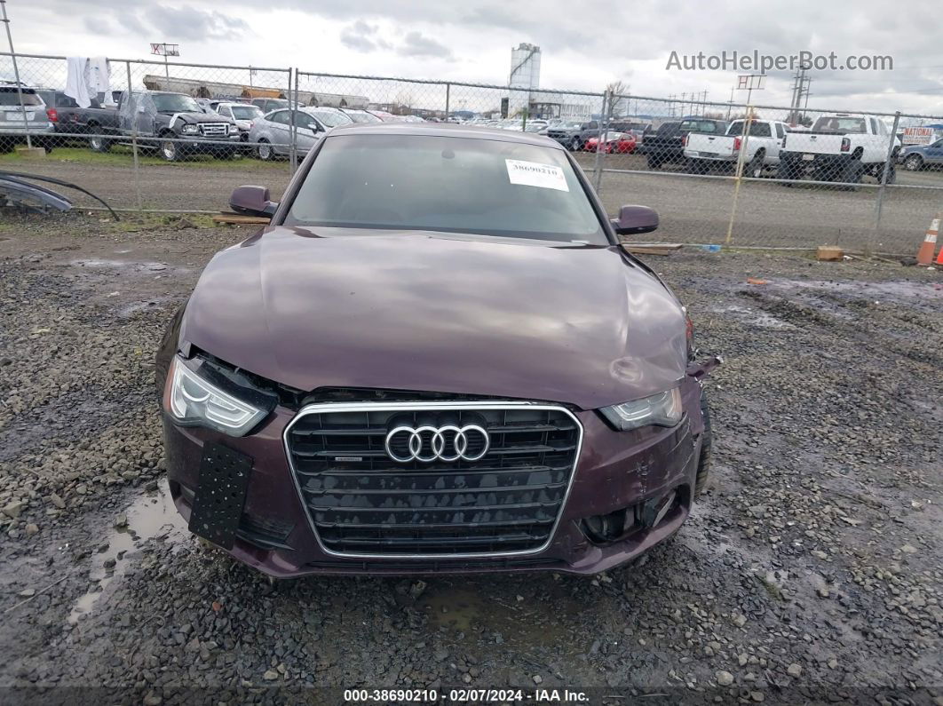 2014 Audi A5 2.0t Premium Brown vin: WAULFAFR0EA029620