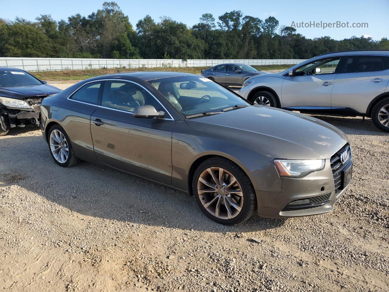 2014 Audi A5 Premium Plus Gray vin: WAULFAFR0EA037605