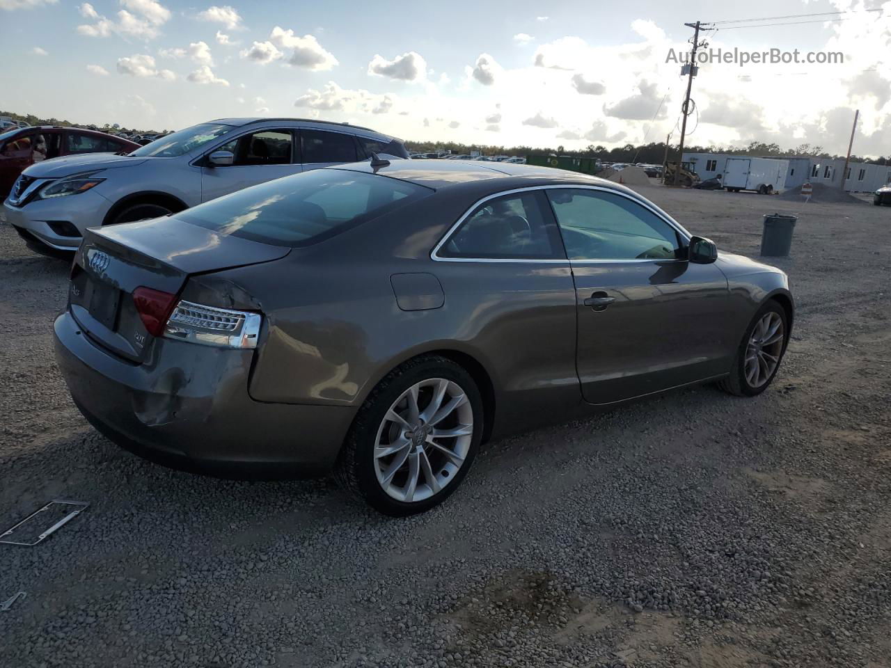 2014 Audi A5 Premium Plus Gray vin: WAULFAFR0EA037605