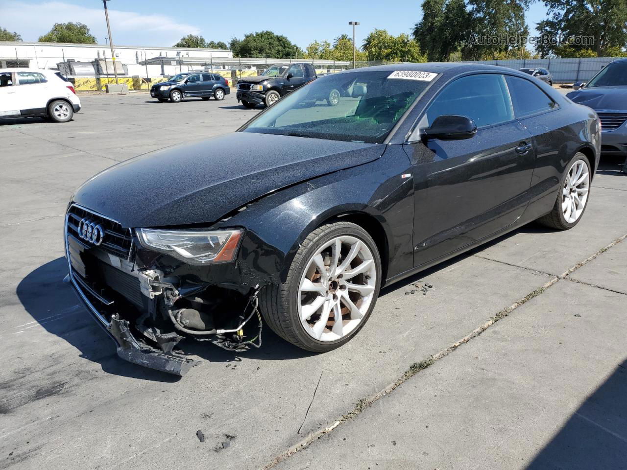 2014 Audi A5 Premium Plus Charcoal vin: WAULFAFR0EA049804