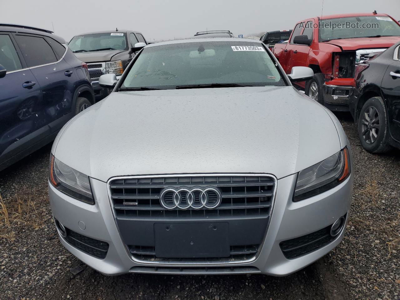 2011 Audi A5 Premium Plus Silver vin: WAULFAFR1BA071788