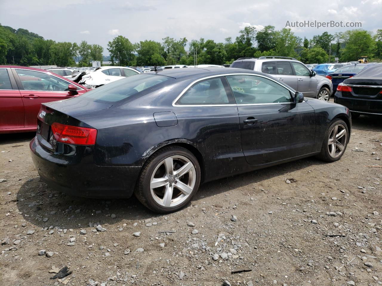 2014 Audi A5 Premium Plus Черный vin: WAULFAFR1EA011255