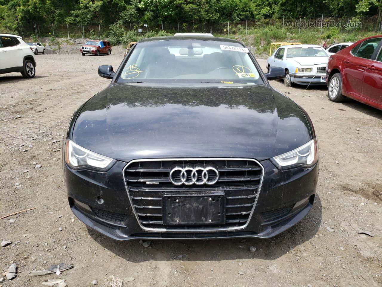 2014 Audi A5 Premium Plus Черный vin: WAULFAFR1EA011255