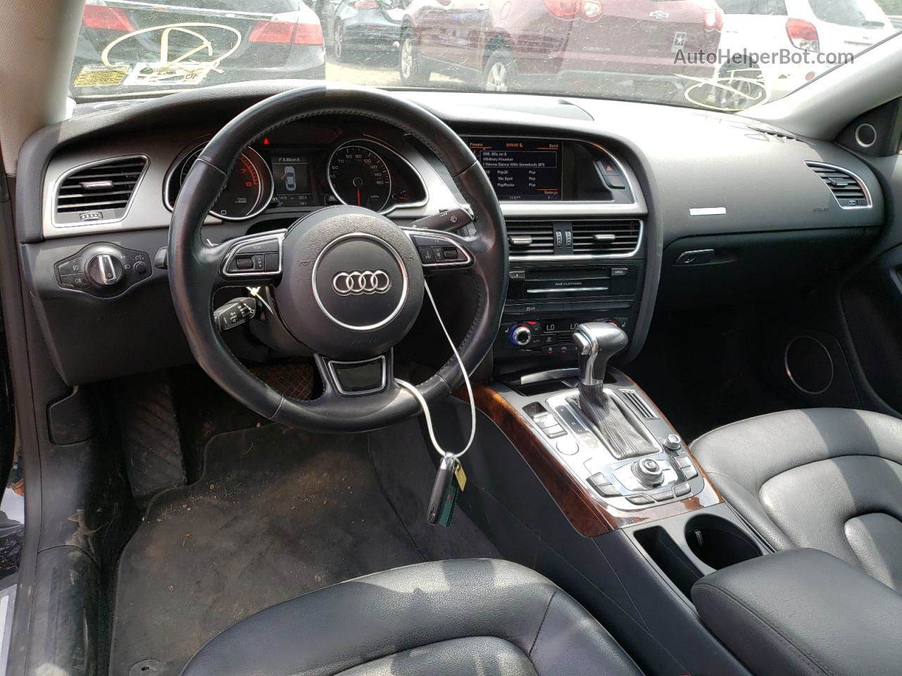 2014 Audi A5 Premium Plus Черный vin: WAULFAFR1EA011255