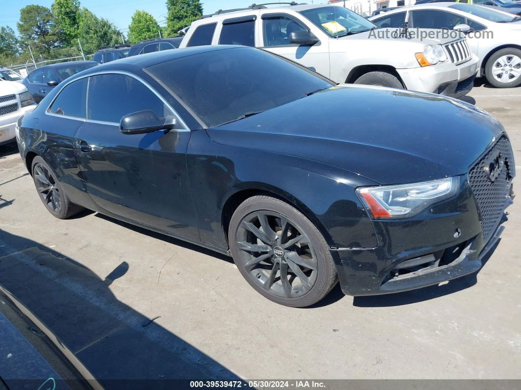 2014 Audi A5 2.0t Premium Black vin: WAULFAFR1EA033711