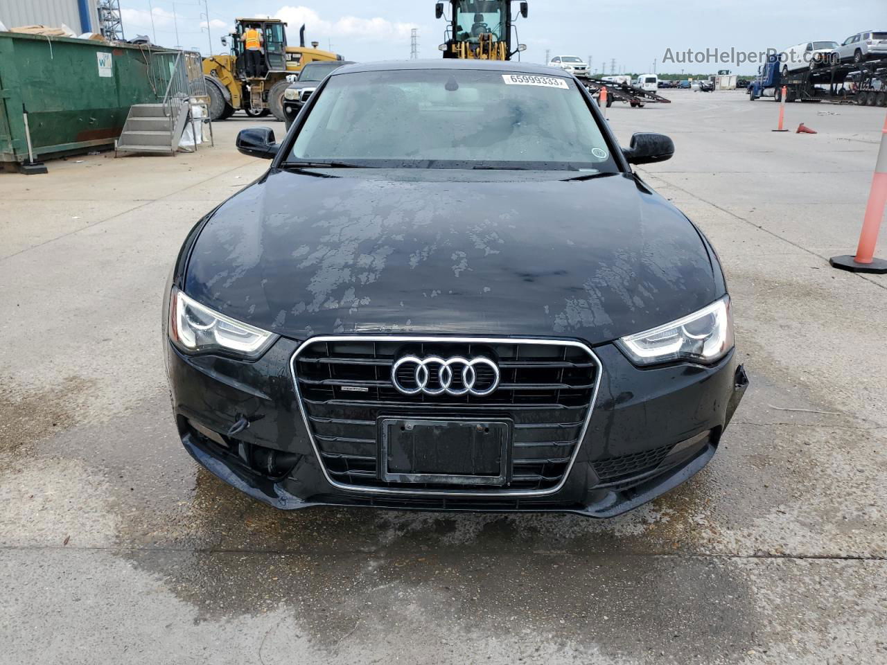 2014 Audi A5 Premium Plus Black vin: WAULFAFR1EA036124