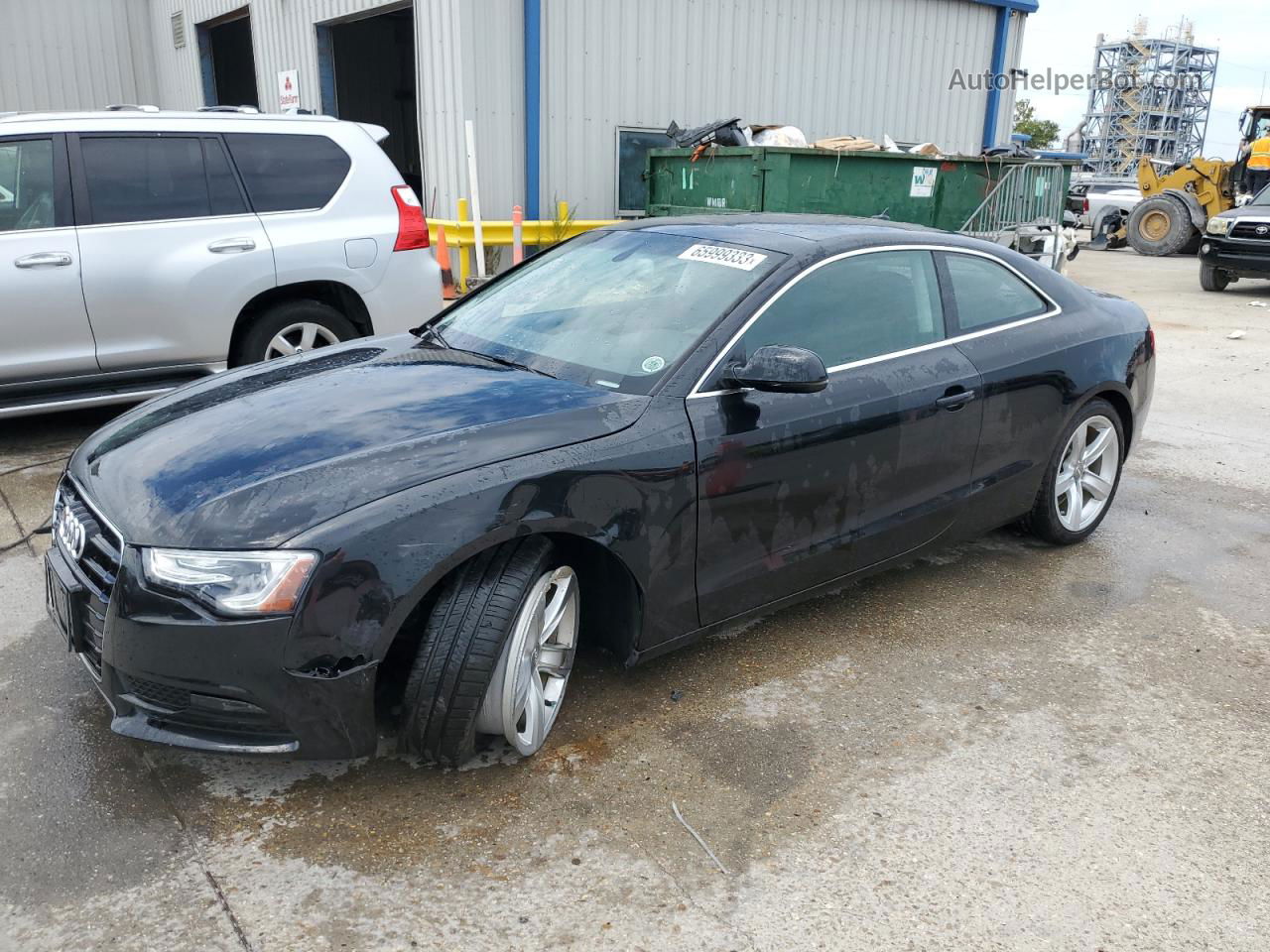 2014 Audi A5 Premium Plus Black vin: WAULFAFR1EA036124