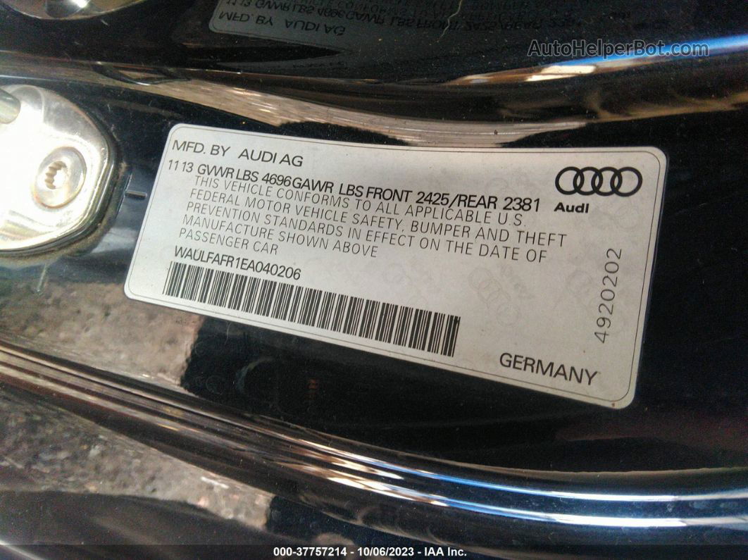 2014 Audi A5 Premium Plus Gray vin: WAULFAFR1EA040206