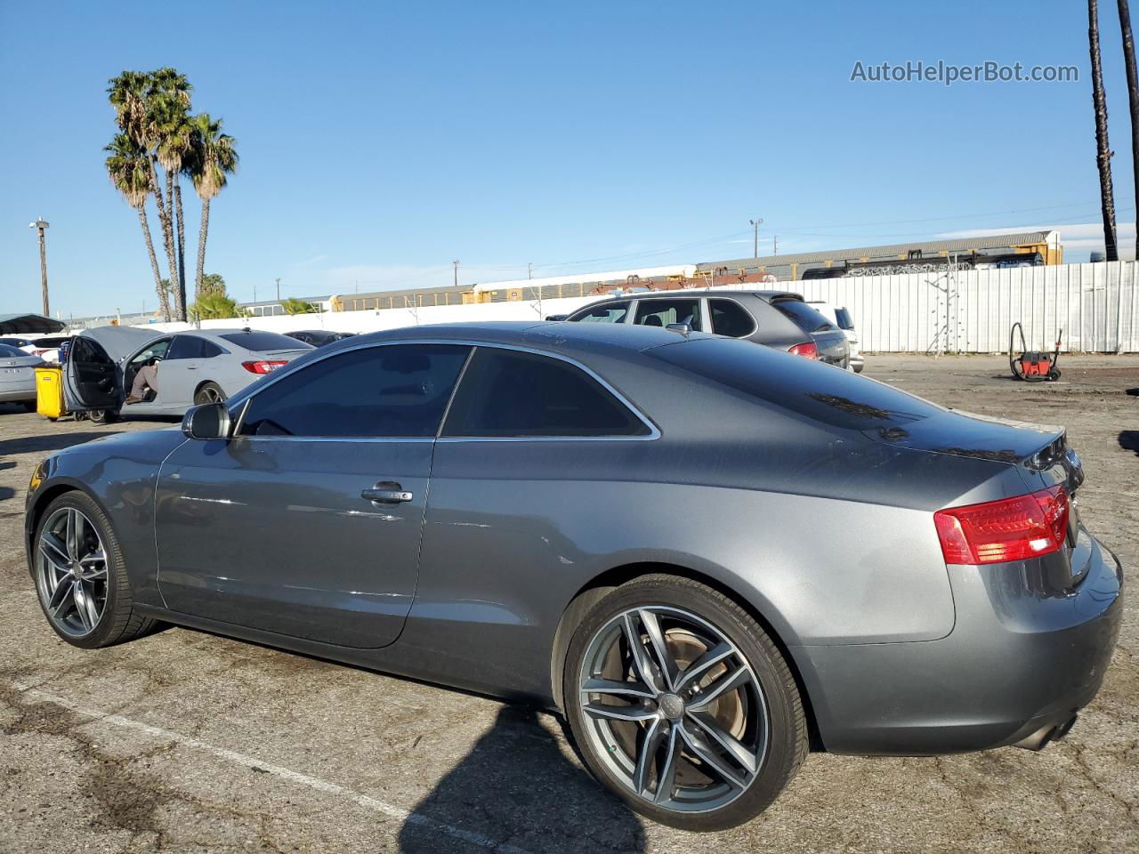 2014 Audi A5 Premium Plus Gray vin: WAULFAFR1EA049326