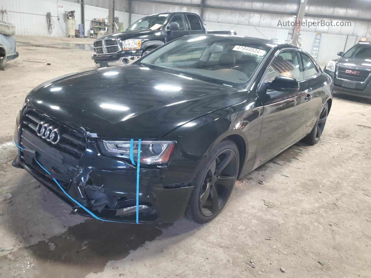 2014 Audi A5 Premium Plus Black vin: WAULFAFR1EA053909