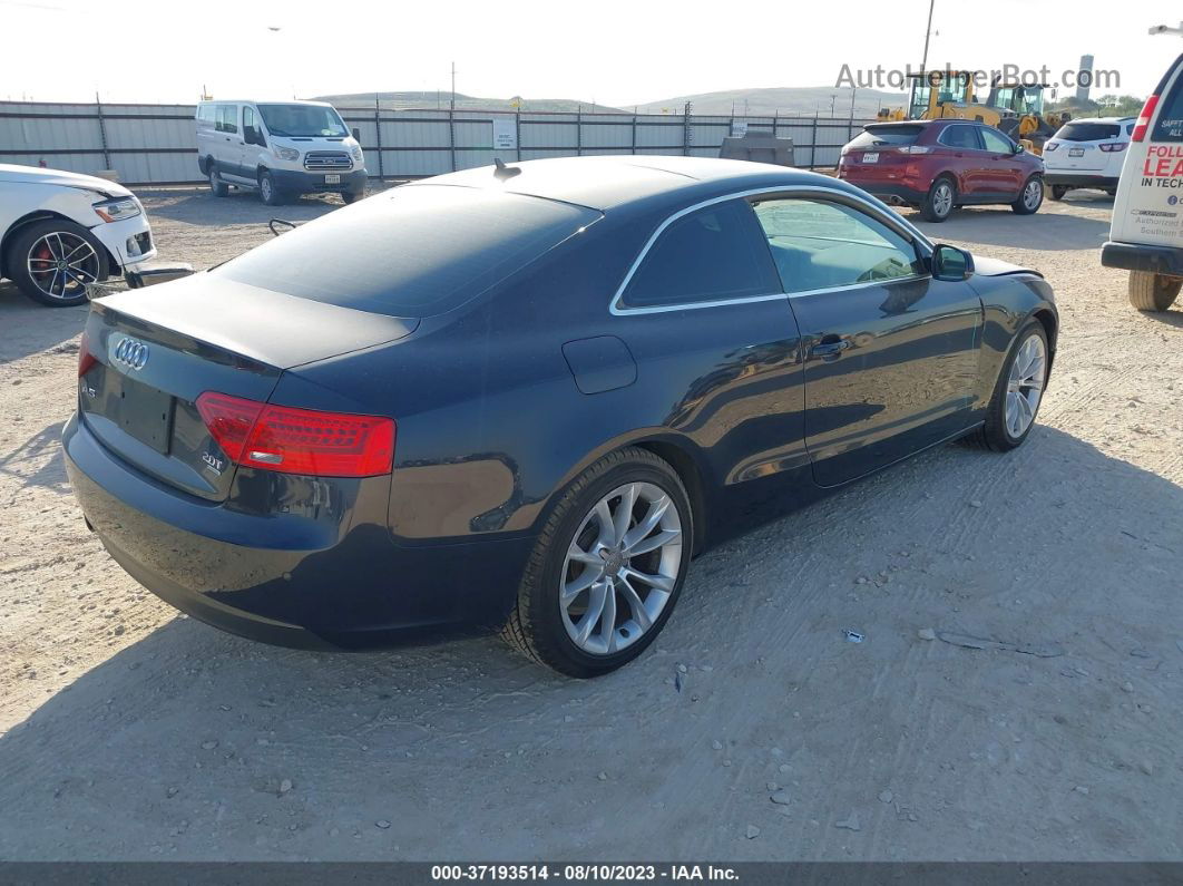 2014 Audi A5 Premium Plus Blue vin: WAULFAFR2EA010423