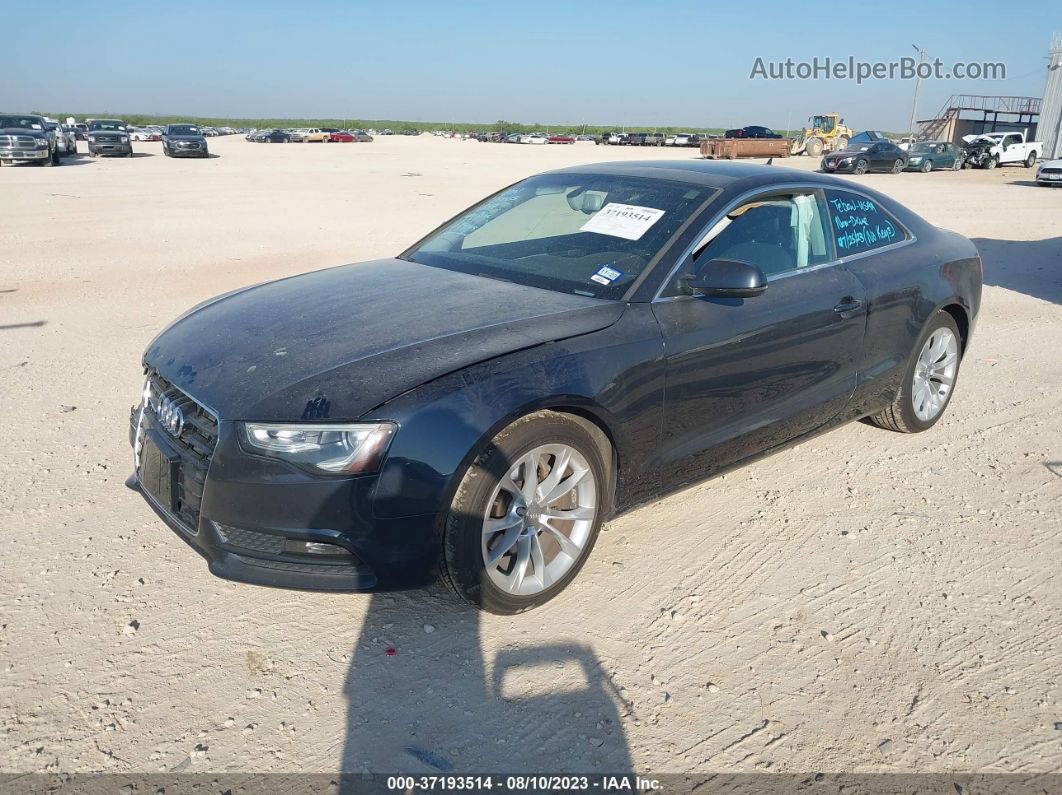 2014 Audi A5 Premium Plus Blue vin: WAULFAFR2EA010423