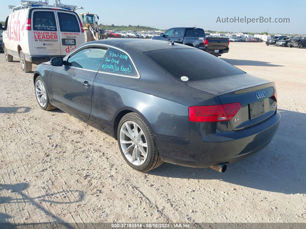 2014 Audi A5 Premium Plus Blue vin: WAULFAFR2EA010423