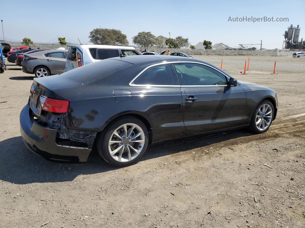 2014 Audi A5 Premium Plus Black vin: WAULFAFR2EA012222