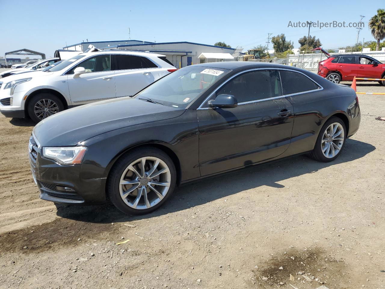 2014 Audi A5 Premium Plus Black vin: WAULFAFR2EA012222