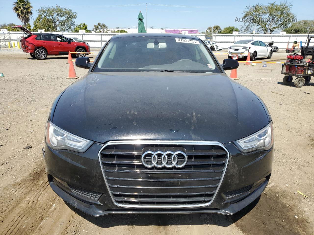 2014 Audi A5 Premium Plus Black vin: WAULFAFR2EA012222