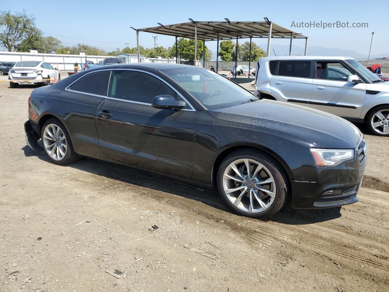 2014 Audi A5 Premium Plus Black vin: WAULFAFR2EA012222