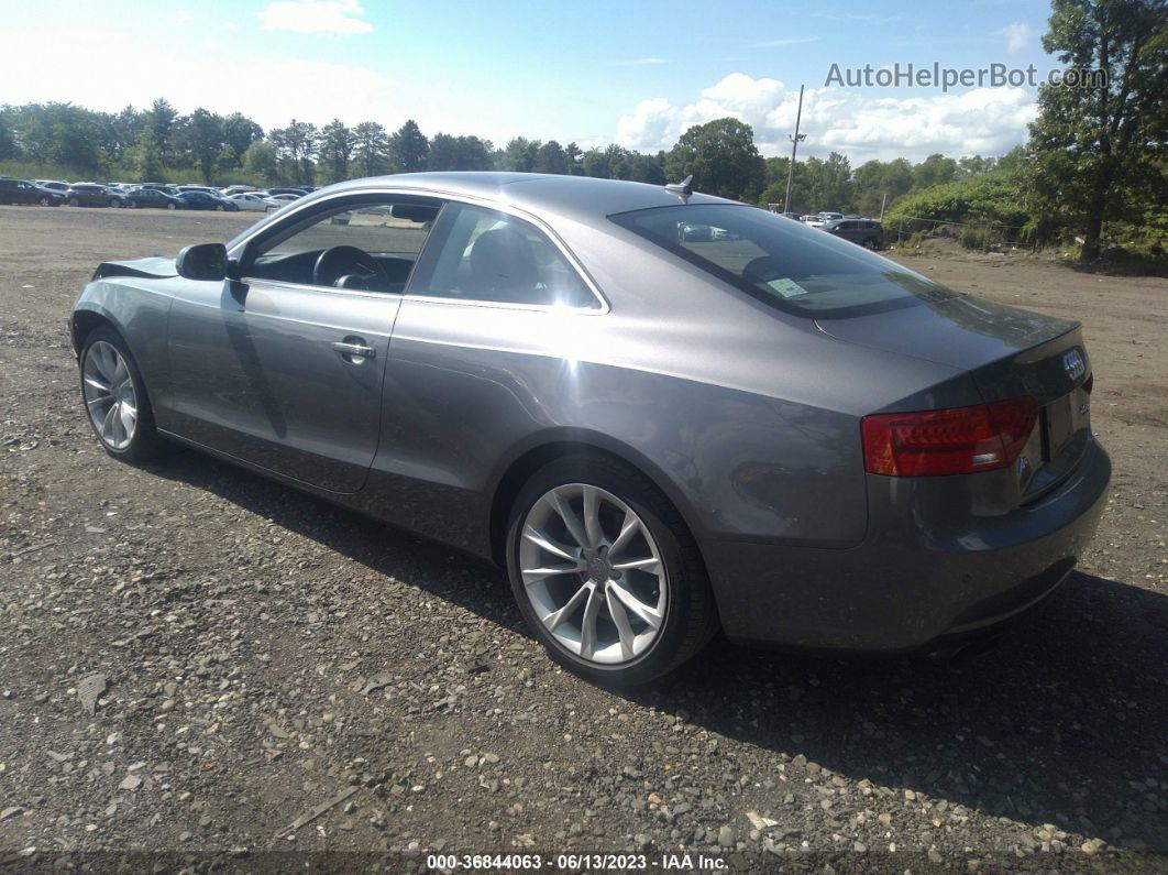 2014 Audi A5 Premium Plus Gray vin: WAULFAFR2EA052557