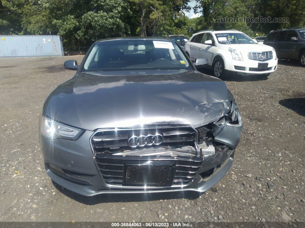 2014 Audi A5 Premium Plus Gray vin: WAULFAFR2EA052557