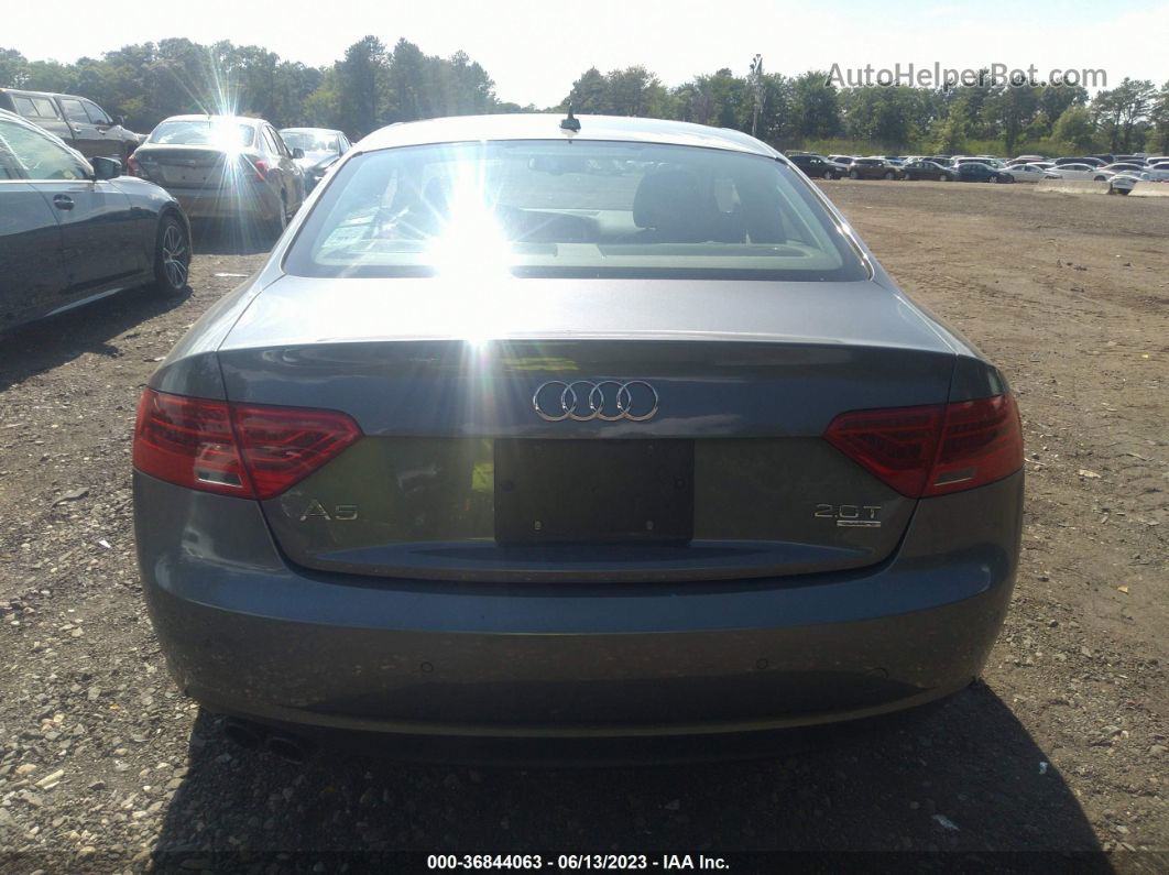 2014 Audi A5 Premium Plus Gray vin: WAULFAFR2EA052557