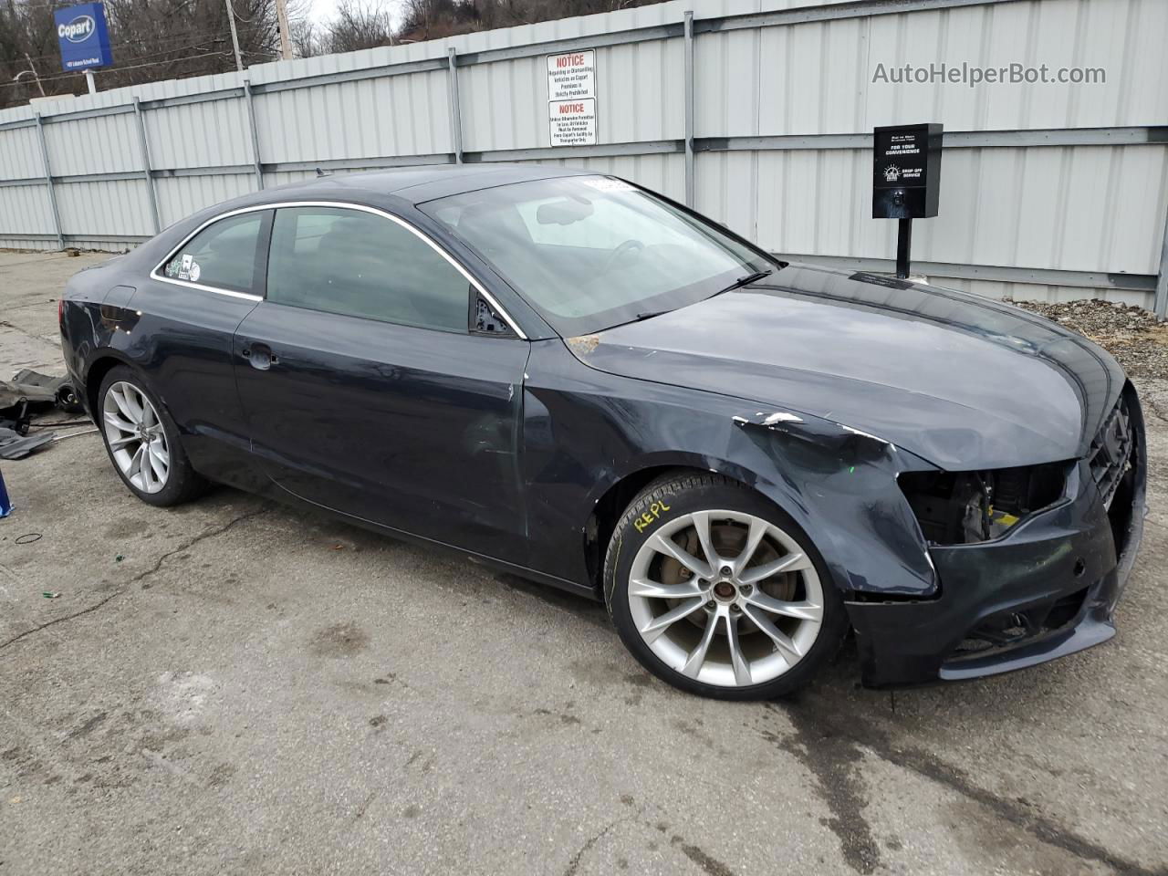 2014 Audi A5 Premium Plus Black vin: WAULFAFR2EA061159