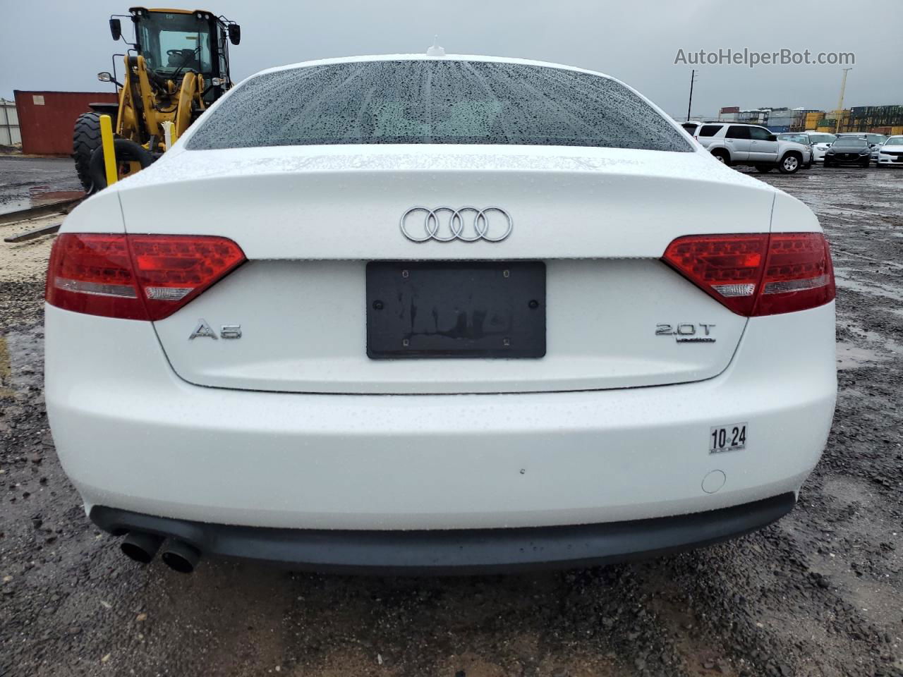 2011 Audi A5 Premium Plus White vin: WAULFAFR3BA049131