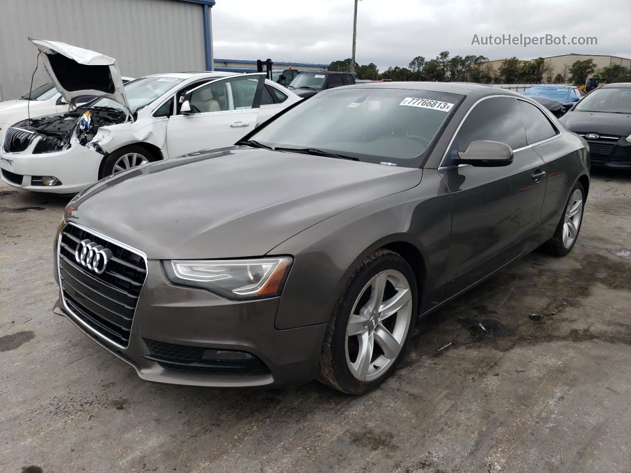 2014 Audi A5 Premium Plus Tan vin: WAULFAFR3EA008633