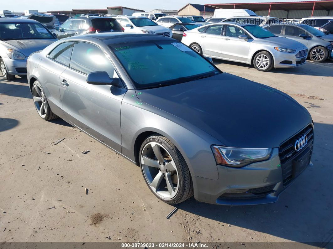 2014 Audi A5 2.0t Premium Gray vin: WAULFAFR3EA009295