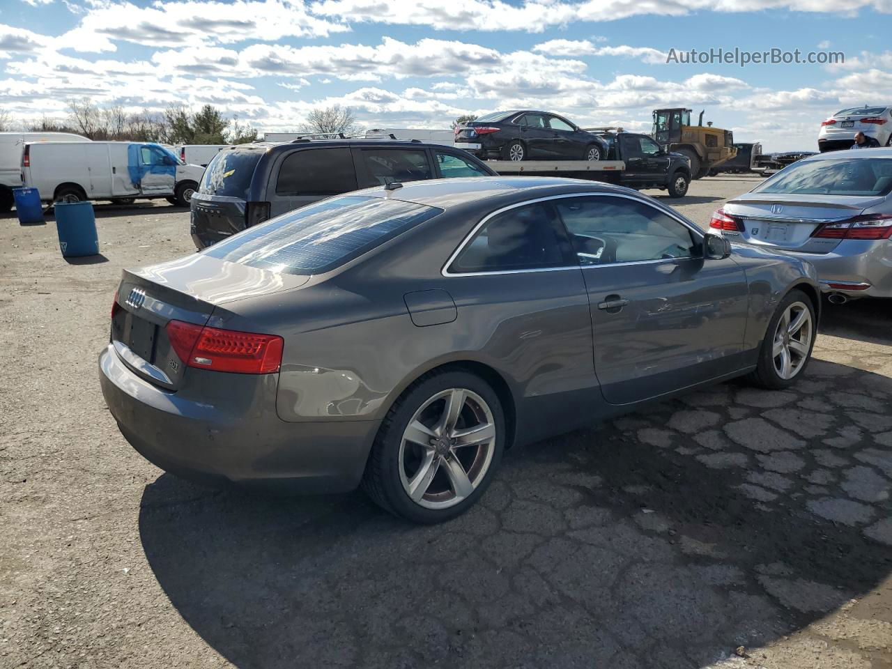 2014 Audi A5 Premium Plus Gray vin: WAULFAFR3EA015758