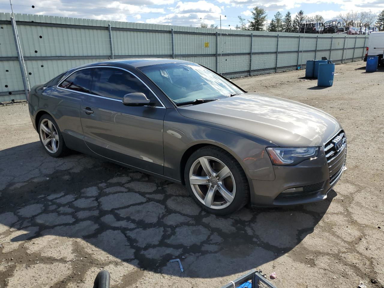 2014 Audi A5 Premium Plus Gray vin: WAULFAFR3EA015758