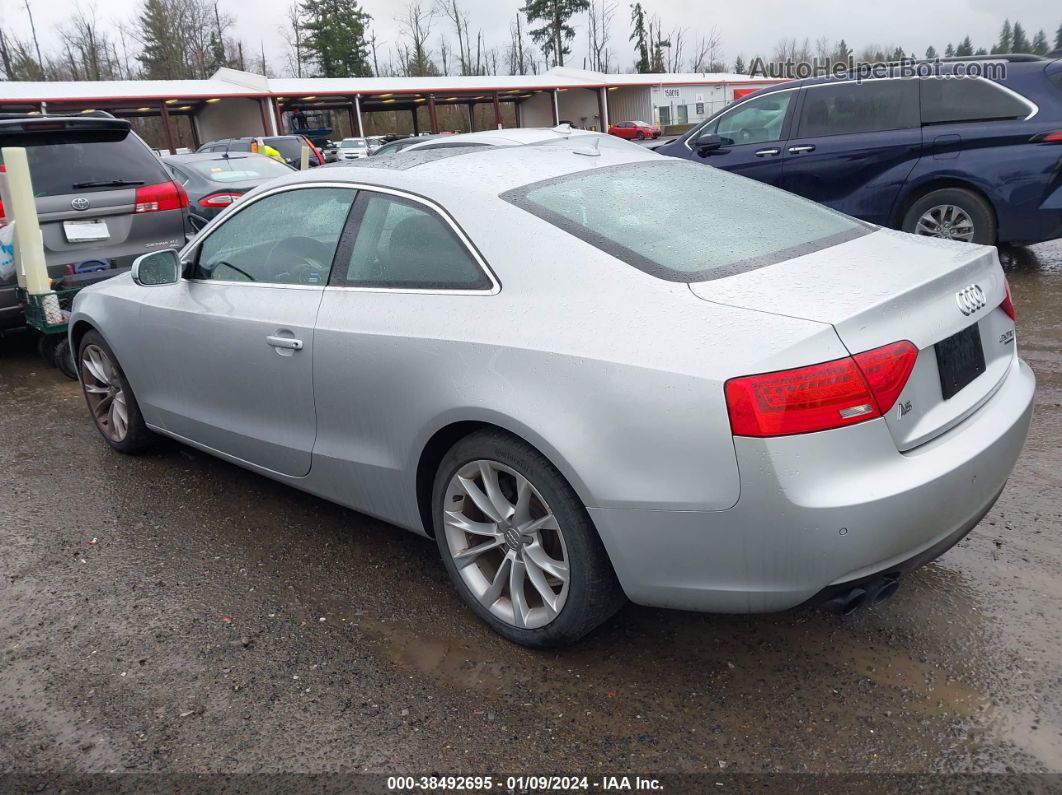 2014 Audi A5 2.0t Premium Серебряный vin: WAULFAFR3EA015856