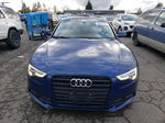 2014 Audi A5 Premium Plus Blue vin: WAULFAFR3EA026811