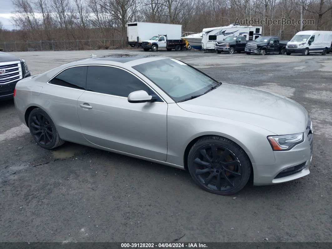 2014 Audi A5 2.0t Premium Серый vin: WAULFAFR4EA029720