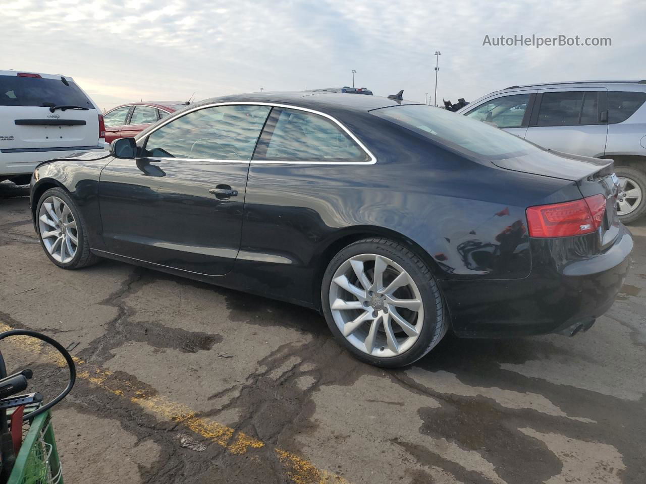 2014 Audi A5 Premium Plus Черный vin: WAULFAFR4EA054102