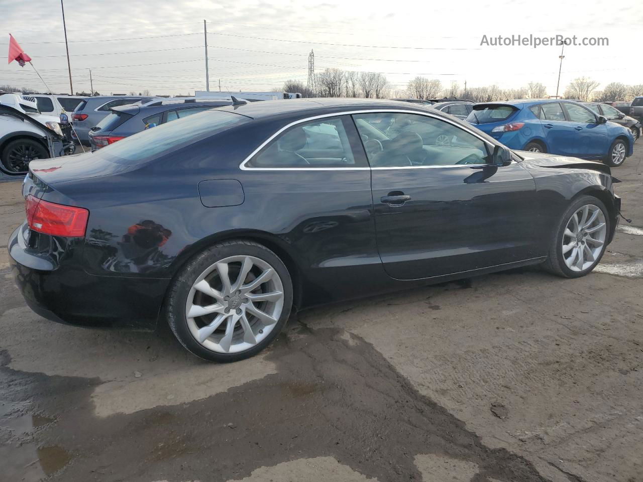 2014 Audi A5 Premium Plus Black vin: WAULFAFR4EA054102