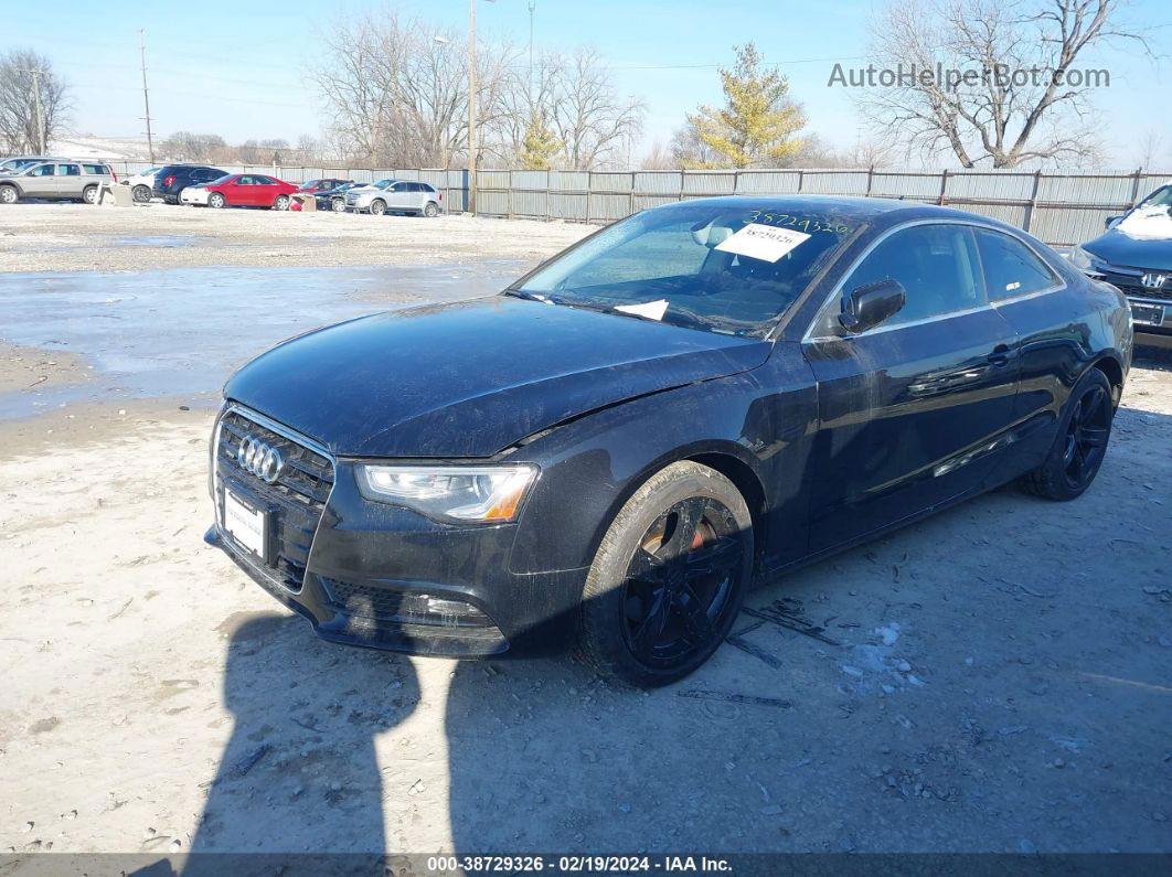 2014 Audi A5 2.0t Premium Black vin: WAULFAFR5EA001473